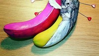 Gemar menyantap buah pisang, membuat Elisa memutuskan untuk menghias pisang-pisang tersebut dengan berbagai gambar unik dan cantik. Foto: Instagram @funwithfruit