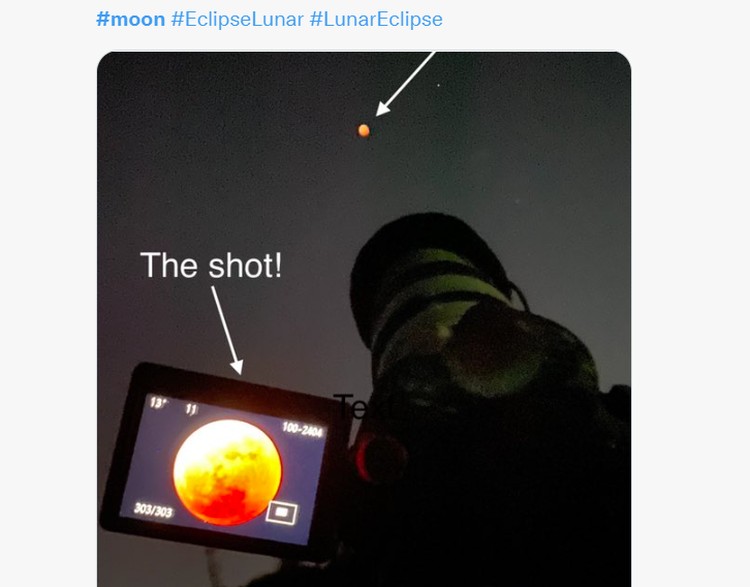 Netizen Berbagi Foto Gerhana Bulan Total 8 November 2022 Netizen Berbagi Foto Gerhana Bulan Total 8 November 2022 di Twitter