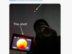 Aneka Foto Gerhana Bulan Total dari Netizen Dunia