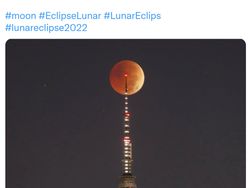 Aneka Foto Gerhana Bulan Total dari Netizen Dunia