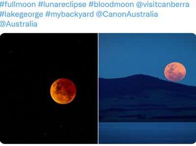 Aneka Foto Gerhana Bulan Total dari Netizen Dunia
