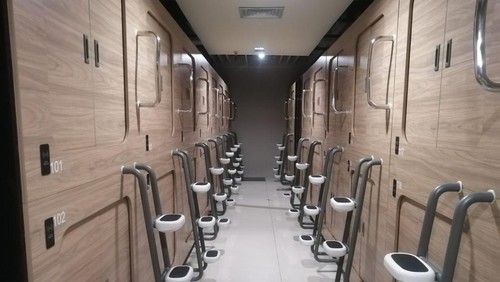 PassGo merupakan hotel kapsul pertama di Bandara I Gusti Ngurah Rai, Kabupaten Badung, Bali. Foto: Nuranda Indrajaya