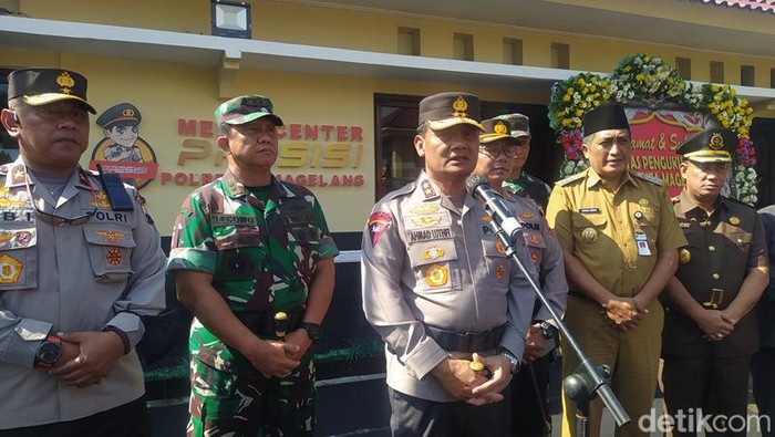 Polresta Magelang diresmikan Kapolda Jateng Irjen Ahmad Luthfi. Gedung Polresta Magelang ini berada di Mungkid. Foto diambil Selasa (8/11/2022).