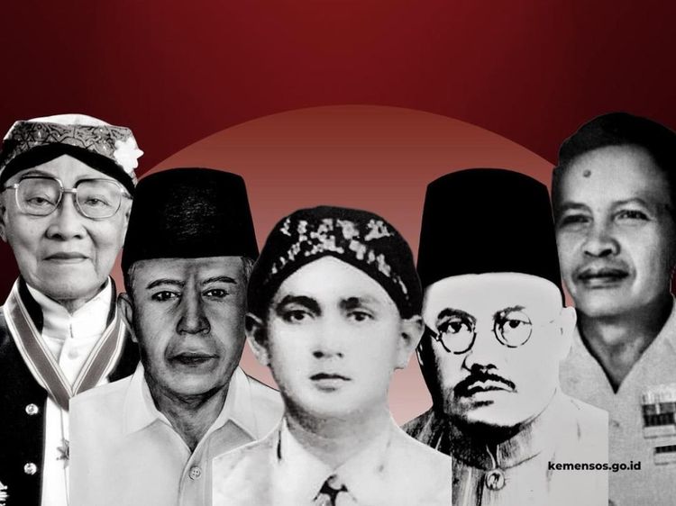 Potret 5 Tokoh Pahlawan Nasional Baru Indonesia