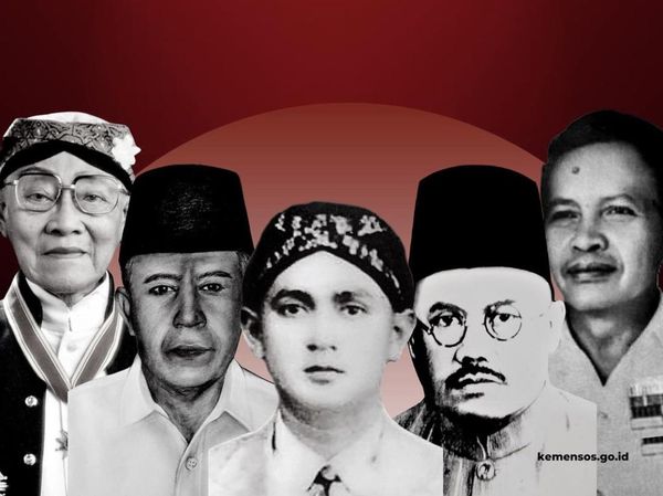 Potret 5 Tokoh Pahlawan Nasional Baru Indonesia