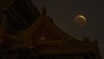 Potret Gerhana Bulan Total di China