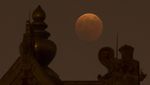 Potret Gerhana Bulan Total di China