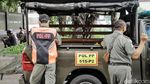 Potret PKL di Istiqlal Kucing-kucingan dengan Satpol PP