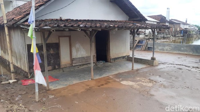 Rumah warga di RT 8/RW 7, Mangkang Wetan, Kecamatan Tugu, Kota Semarang, yang sempat kebanjiran. Foto diambil Selasa (8/11/2022).