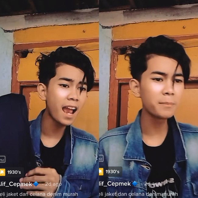 Kini populer karena menirukan suara dan gaya bicara Dilan, remaja 18 tahun itu mengungkapkan perubahan yang ia rasakan usai viral. Dia senang karena bisa mendapatkan penghasilan sehingga tidak perlu minta uang jajan pada orang tua. Banyak yang sudah saya dapatkan, sudah beli motor dari endorse dan uang tabungan. Pengaruhnya dapat endorse jadi tidak minta uang jajan dari orang tua, satu bulan tergantung Rp 1 juta satu bulan sekitar Rp 2,5 juta, jelasnya. Foto: Dok. TikTok @alif_cepmek.