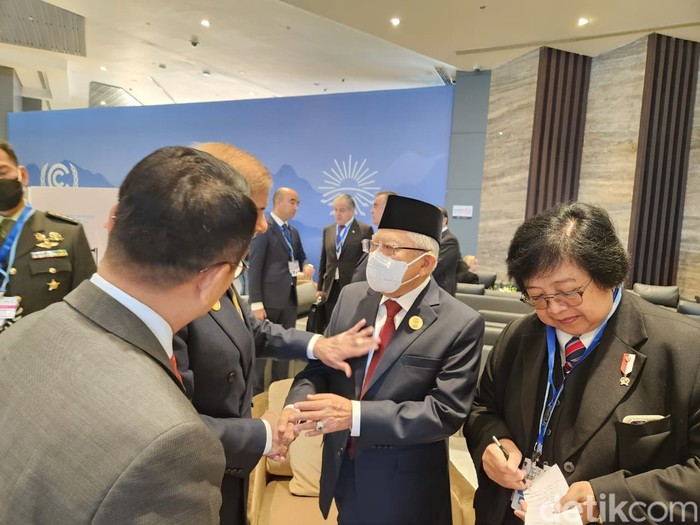 Wakil Presiden KH Maruf Amin di COP27 Mesir (Elvan D Sutrisno/detikcom)