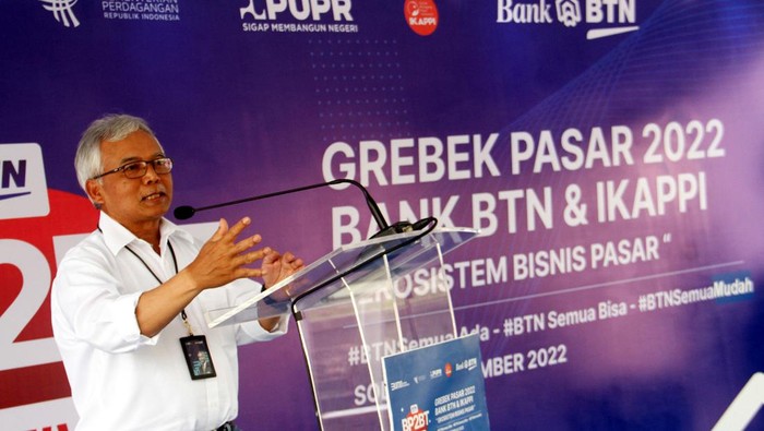 Giliran Para Pedagang Pasar yang Bisa Punya Rumah Bank BTN menggelar acara Grebeg Pasar bersama IKAPPI Solo dalam rangka sosialisasi penyaluran KPR BP2BT untuk para pedagang pasar.