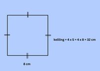 Rumus Keliling Persegi, Cara Hitung, Dan Contoh Soalnya