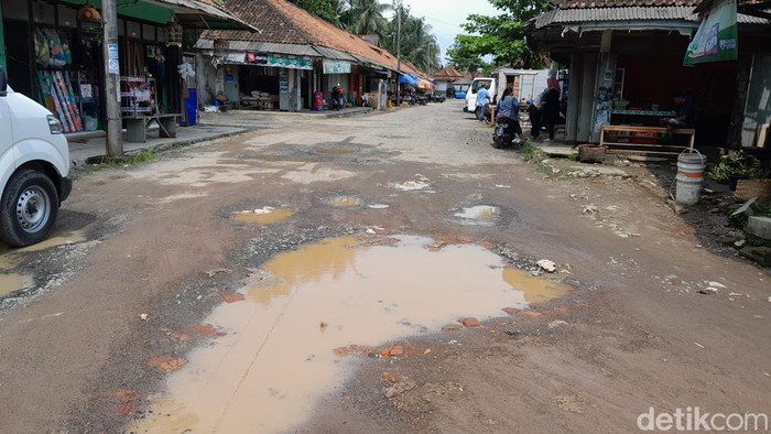 Kondisi Pasar Parigi Pangandaran yang memprihatinkan.