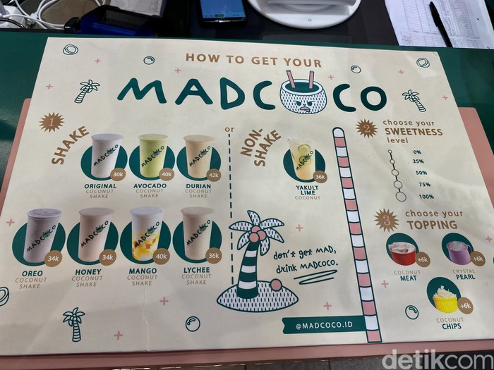 Mad Coco Mad Coco: Coconut shake milik influencer Titan Tyra