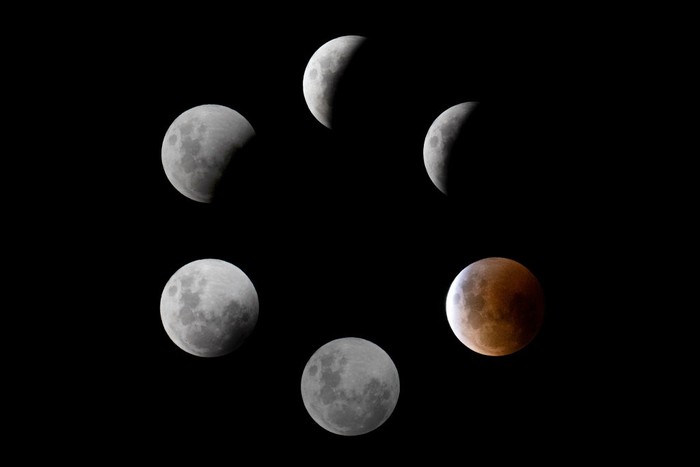 Fenomena gerhana bulan total terjadi di berbagai negara di dunia. Keindahannya sanggup membuat siapa pun terkagum-kagum.