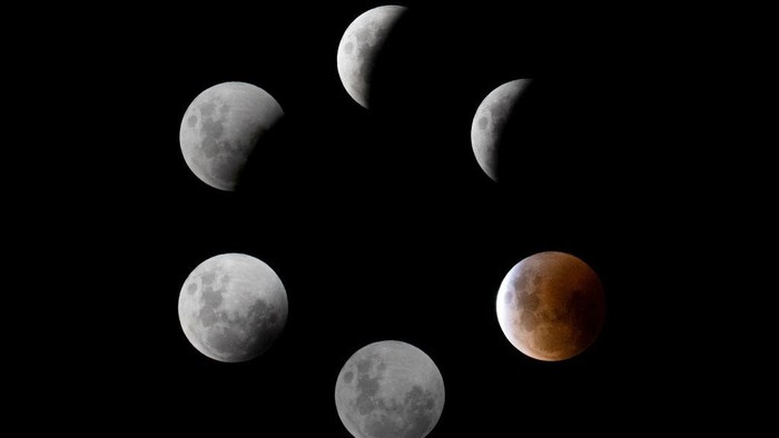 Fenomena gerhana bulan total terjadi di berbagai negara di dunia. Keindahannya sanggup membuat siapa pun terkagum-kagum.