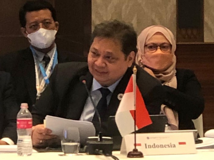 Menko Perekonomian Airlangga Hartarto.