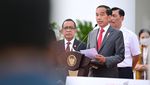 Momen Luhut-Prabowo Lepas Jokowi ke KTT ASEAN Kamboja