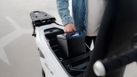 Mobile Power Pack (MPP) dirancang untuk tahan terhadap suhu, tingkat kelembapan, benturan, dan getaran yang berbeda. Seperti namanya, MPP adalah baterai yang dapat ditukar dengan baterai yang sudah terisi penuh. Foto: Dok. Honda
