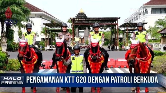 Pasukan patroli berkuda untuk KTT G20