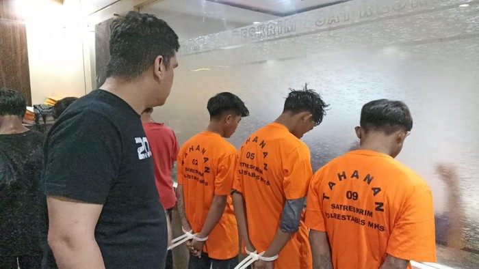 Pelaku penyerangan warkop di Makassar, Sulsel.