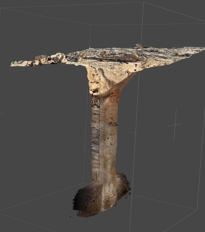 Penemuan gorong-gorong di bawah kuil Mesir kuno (FB Kementerian Pariwisata & Benda Antik Mesir)