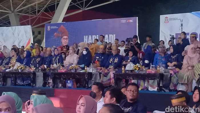 Peringatan HUT Makassar di Lapangan Karebosi.