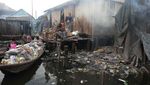 Potret Kehidupan di Permukiman Kumuh Terapung Nigeria