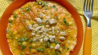 Resep Omelet Ayam dan Sayuran untuk Lauk Makan Siang Anak