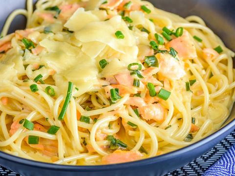 Resep Spaghetti Saus Salmon