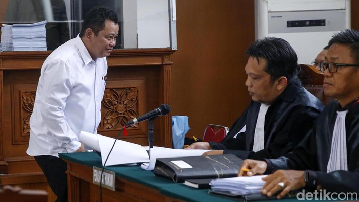 Terdakwa Ricky Rizal dan Kuat Maruf menjalani sidang lanjutan kasus pembunuhan Brigadir Yosua di PN Jaksel, Rabu (9/11/2022). Sidang menghadikan 10 orang saksi.