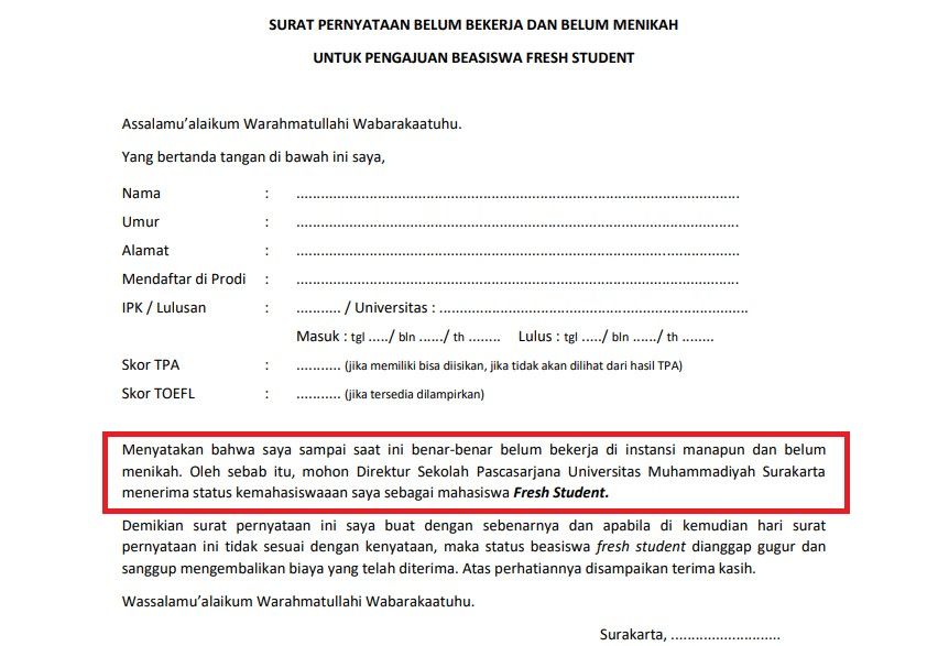 Contoh Surat Keterangan Belum Menikah dan Cara Membuatnya