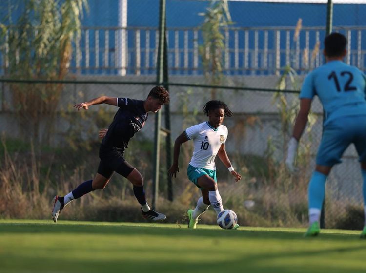 Foto: Aksi Timnas Indonesia U-20 Saat Kalahkan Antalyaspor