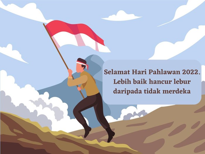 Ucapan Selamat Hari Pahlawan Nasional 2022