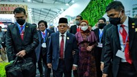 Wapres menilai Indonesia layak diapresiasi dunia karena usaha nyata dalam program pengurangan emisi karbon. (Foto: Wapres Maruf Amin. Dok.KLHK)