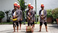 Pantauan detikJateng, pentas digelar di halaman Mandalasana Keraton Jogja. Foto: Anggah/detikJateng