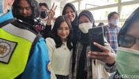 Adapun materi yang dia bahas hari ini yakni Pola Relasi Media dengan Selebritas. Foto: Jauh Hari Wawan S/detikJateng
