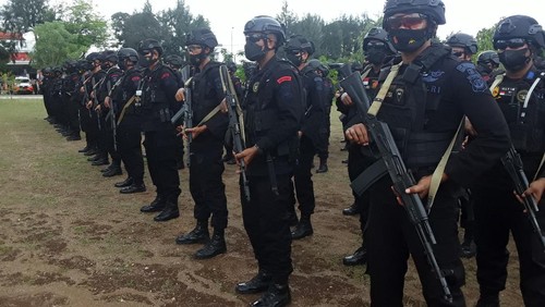 Apel Pengamanan KTT G20 Polda NTT, Kamis (10/11/2022).