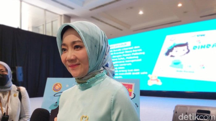Atalia Praratya saat ditemui di Indonesia Internasional Book Fair (IIBF) 2022