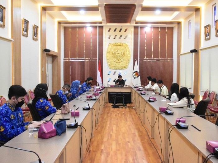 Audiensi KMHDI dengan KPU RI, Kamis (10/11/2022).