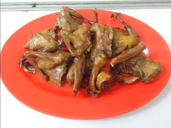 Tempat kuliner yang satu ini berada di Jalan Pahlawan No 80, Alun-alun Contong, Kecamatan Bubutan. Sederet menu yang dapat dicoba yaitu burung dara goreng, ayam goreng penyet, bandeng goreng, hati ampela, jantung, bakwan, dan masih banyak lagi.
