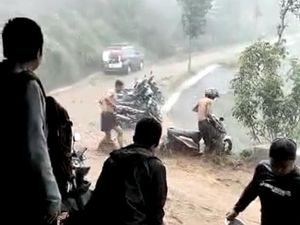 Saluran Air Tersumbat, Terasering Panyaweuyan Sempat Terendam Banjir