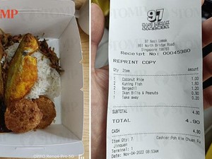 Beli Nasi Lemak Rp 50 Ribu, Pelanggan Ini Kecewa Lauknya Sedikit