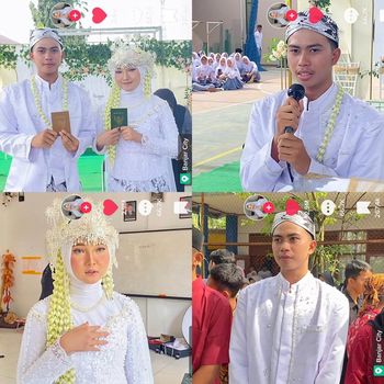 Beredar viral ujian praktik pernikahan yang ada di sekolah menjadi sorotan warganet.