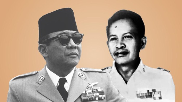 Bung Karno dan Soeharto yang menjadi dokter pribadi sejak 1942 - 1966