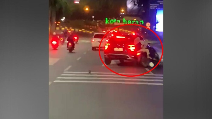 Detik-detik Tabrak Lari Anak Anggota DPRD Kota Bekasi