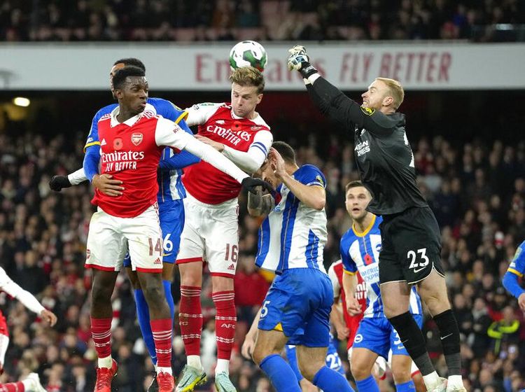 Ditaklukkan Brighton, Arsenal Tersingkir dari Piala Liga Inggris