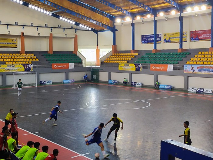 Final cabor futsal Porprov Jabar antara Kota Bandung vs Kota Sukabumi.
