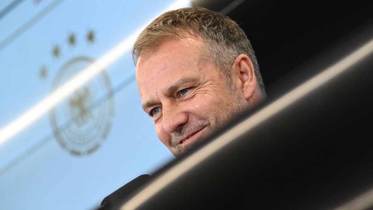 Pelatih Timnas Jerman Hansi Flick umumkan skuad Piala Dunia 2022. (Foto: dpa/picture alliance via Getty I/picture alliance)